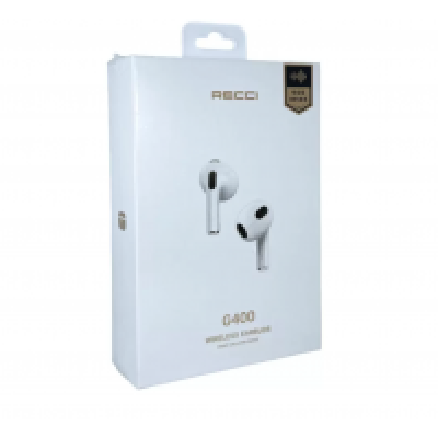 Беспроводные наушники Recci G400 White